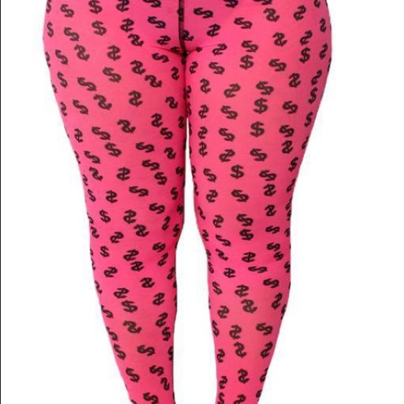 Money mesh footed leggings - Picture 2 of 2